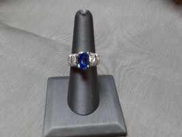  diamond and tanzanite ring
